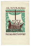 IMAGE RELIGIEUSE - CANIVET : François Laurent Prêtre , En 1954 , Lieu ? - France . - Religión & Esoterismo