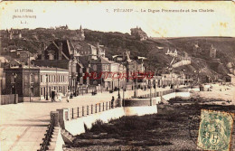 CPA FECAMP - SEINE MARITIME - LA DIGUE PROMENADE ET LES CHALETS - Fécamp