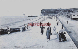 CPA FECAMP - SEINE MARITIME - NOUVELLE PROMENADE DE LA JETEE - Fécamp