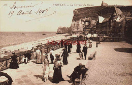 CPA ETRETAT - SEINE MARITIME - LA TERRASSE DU CASINO - Etretat