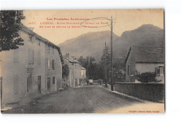 LUZENAC - Route Nationale Et Bureau De Poste - état - Autres & Non Classés