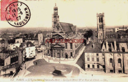 CPA PARIS - EGLISE SAINT ETIENNE DU MONT - Churches