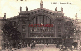 CPA PARIS - GARE DU NORD - Metro, Stations