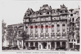 CPSM PARIS - HOTEL CLARIDGE - Cafés, Hoteles, Restaurantes