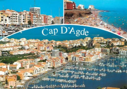 AGDE  Divers Vues Du Cap D'agde   8   (scan Recto-verso)MA2220Bis - Agde