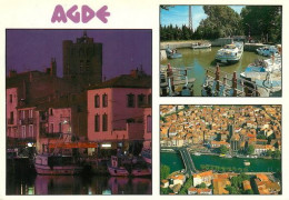 AGDE  Divers Vues De La Ville  7   (scan Recto-verso)MA2220Bis - Agde