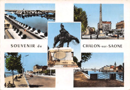 CHALON SUR SAONE Les Quais De Saone Le Quartier St Laurent Et L Hopital 11(scan Recto-verso) MA2242 - Chalon Sur Saone