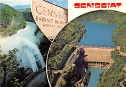 LE BARRAGE DE GENISSIAT Sur Le Rhone 26(scan Recto-verso) MA2262 - Génissiat