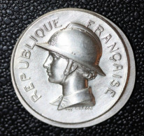 Très Belle ébauche De Médaille En Argent 1er Titre Décoration Des Sapeurs-Pompiers - Graveur: Lucien Bazor - Otros & Sin Clasificación