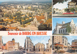 BOURG EN BRESSE Vue Aerienne De Brou Place Bernard 9(scan Recto-verso) MA2257 - Otros & Sin Clasificación