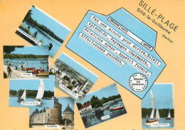 SILLE LE GUILLAUME   Plage  TELEGRAMME  14   (scan Recto-verso)MA2271Ter - Sille Le Guillaume