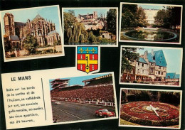 LE MANS   Divers Vues De La Ville Circuit Jardins  24  (scan Recto-verso)MA2271Bis - Le Mans