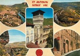 SAINT ANTONIN NOBLE VAL  Cinq Vues   8  (scan Recto-verso)MA2270Ter - Saint Antonin Noble Val