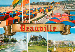 DEAUVILLE LES PLANCHES La Place Morny La Villa Strassburger Le Casino  19(scan Recto-verso) MB2387 - Deauville