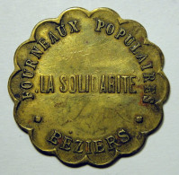 Béziers - Fourneaux Populaires - La Solidarité - 10 Centimes - Monétaires / De Nécessité