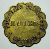 Béziers - Fourneaux Populaires - La Solidarité - 10 Centimes - Noodgeld