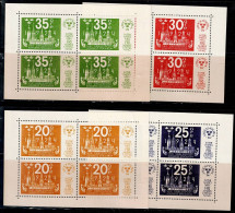 SWEDEN 1974 INTERNATIONAL STAMP EXHIBITION STOCKHOLMIA 74 MI No BLOCK 2-5 MNH VF!! - Hojas Bloque