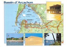 Bassin D' ARCACHON  Description Plan Map   30 (scan Recto Verso)MA2274UND - Arcachon