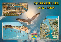 COURSEUILLES SUR MER Les Bassins Et La Plage 10(scan Recto-verso) MB2395 - Courseulles-sur-Mer