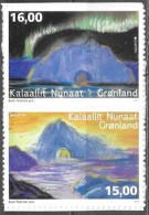 Denmark Greenland 2017 Europa Cept Castles Michel 754-55 ** MNH Neuf Postfrisch Self-adhesive - 2017