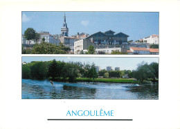 ANGOULEME  Vue Générale Halles Ski Nautique Sur La Charente  24   (scan Recto-verso)MA2280Bis - Angouleme