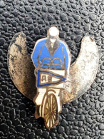 Insigne Ancien De Cyclisme Bayonne Années 30 "AB - Club Omnisports De L'Aviron Bayonnais - Section Cyclisme" - Cyclisme