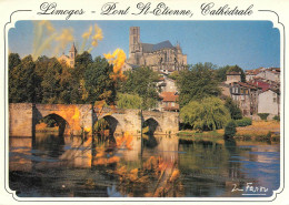 LIMOGES   Pont St Etienne  Cathedrale  13   (scan Recto-verso)MA2277Bis - Limoges