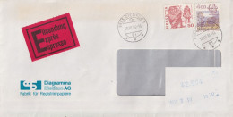 Express Brief  "Diagramma, Registrierpapiere, Dietikon"        1984 - Briefe U. Dokumente