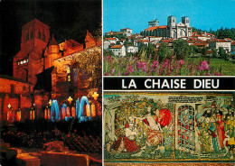 LA CHAISE DIEU  Trois Vues   8 (scan Recto-verso)MA2285 - La Chaise Dieu