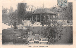 75-PARIS PARC MONTSOURIS-N°T1041-B/0107 - Parken, Tuinen
