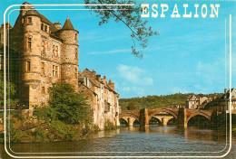 ESPALION   Chateau Au Bord De LOT  14 (scan Recto-verso)MA2287Bis - Espalion