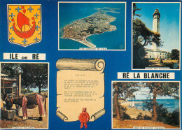 ILE DE Ré  Multivue Et Blason  35 (scan Recto-verso)MA2288 - Ile De Ré