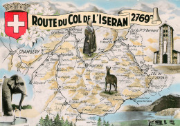 Albertville  Route De L'iseran Chambery Modane Moutiers Carte Map Plan Du Département  31 (scan Recto-verso)MA2288Ter - Albertville