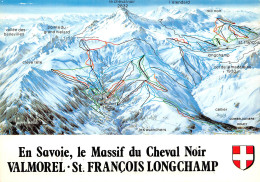 SainT FRANCOIS LONGCHAMP Massif Du Cheval Noir  Valmorel La Léchère  38 (scan Recto-verso)MA2288Und - Valmorel