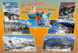 3 Vallées Méribel Courchevel Val Thorens La Tania Les Ménuires  Savoie   17 (scan Recto-verso)MA2291 - Courchevel