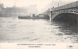 75-PARIS INONDE PONT DE SOLFERINO-N°T1042-G/0363 - Überschwemmung 1910