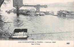 75-PARIS INONDE QUAI D ORSAY-N°T1042-G/0357 - Überschwemmung 1910
