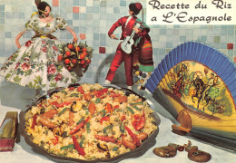 Recette  Riz à L'espagnole  PAELLA   47 (scan Recto-verso)MA2293 - Recetas De Cocina