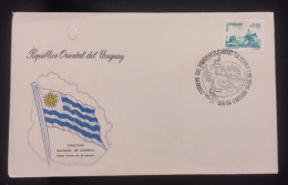 D)1977, URUGUAY, FIRST DAY COVER, ISSUE, NATIONAL ISSUES "LA YERMA", J.M. BLANES, FDC - Uruguay