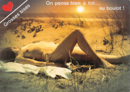 FEMME Brune  Dans Les Dunes  Nu Nude Desnudo Nudo Nacktes Weib  33 (scan Recto-verso)MA2294 - Women