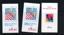 USA - SELECTION OF 3 COMPLETE BOOKLETS, FACE VALUE  $24.80 - Unused Stamps