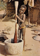 TOGO  BASSARI  Jeune Fille  Girl Femme Womanpileuse De Riz  7   (scan Recto-verso)MA2295Und - Togo