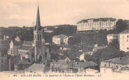 AIX Les BAINS  église Et Hotel MIRABEAU   7 (scan Recto-verso)MA2295Vic - Aix Les Bains