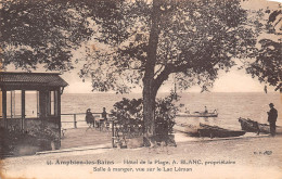 AMPHION LES BAINS PUBLIER  Hotel De La Plage  39 (scan Recto-verso)MA2296Vic - Other & Unclassified