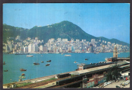 Hong Kong - 1957 - Panoramic View Of The Island - Chine (Hong Kong)