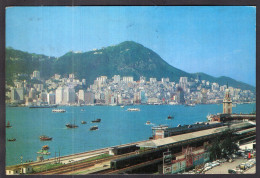 Hong Kong - 1957 - Panoramic View Of The Island - Cina (Hong Kong)