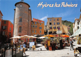 HYERES Les PALMIERS Bars Glaciers Place  MASSILLON  4  (scan Recto-verso)MA2297Vic - Hyeres