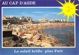 CAP D'AGDE  Plage Du Mole  12 (scan Recto-verso)MA2298Bis - Agde