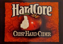 Carte Postale - Hardcore (boisson - Alcool - Cidre) Crisp Hard Cider (pomme) - Reclame