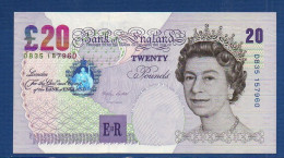 GREAT BRITAIN - P.390a – 20 Pounds 1999 AUNC,  S/n DB35 157960 - 20 Pounds